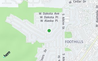Map of 13598 W. Alaska Drive, Lakewood, CO 80228, USA