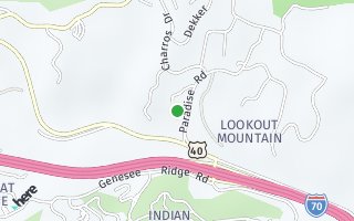 Map of 494 Mt. Vernon Circle, Golden, CO 80401, USA