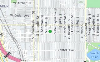 Map of 361 S Logan St, Denver, CO 80209, USA