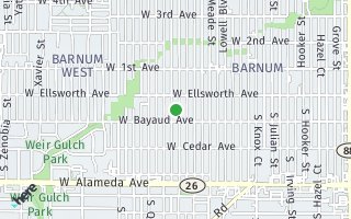 Map of 41 S. Osceola Street, Denver, CO 80219, USA