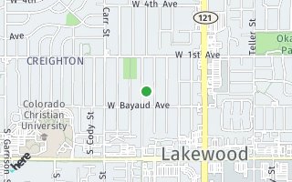 Map of 40 S. Ammons St., Lakewood, CO 80226, USA