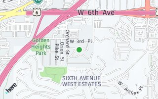 Map of 15820 W. 3rd Ave., Golden, CO 80401, USA