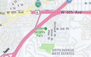 Map of 344 Poppy Street, Golden, CO 80401, USA