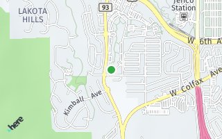 Map of 414 Anvil Way, Golden, CO 80401, USA