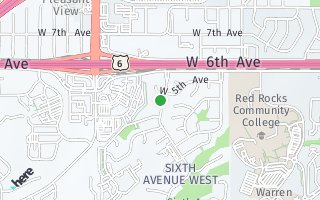 Map of 14317 W. 4th Pl., Golden, CO 80401, USA