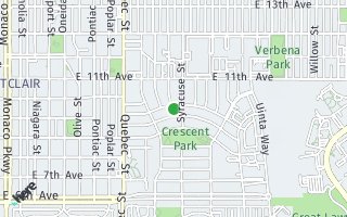 Map of 7634 E. 9th Ave., Denver, CO 80230, USA