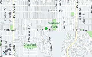 Map of 8105 E. 11th Avenue #2D, Denver, CO 80220, USA
