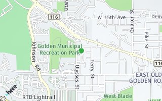 Map of 1140 Ulysses St., Golden, CO 80401, USA