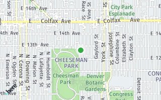 Map of 1265 Race St. #504, Denver, CO 80206, USA