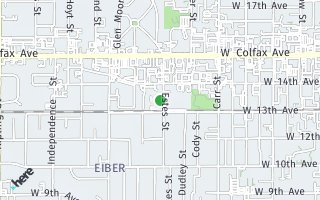 Map of 1315 Estes Street #20, Lakewood, CO 80214, USA