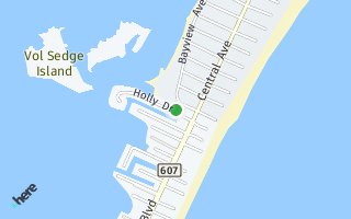 Map of 59 W Holly Dr., Long Beach Township, NJ 08008, USA