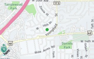 Map of 13065 W. 15th Drive, Golden, CO 80401, USA