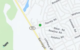 Map of SOLD    381 Leeward Road | Ocean Acres, Manahawkin, NJ 08050, USA