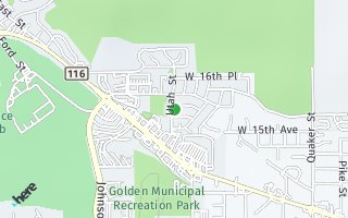 Map of 1514 Utah Street, Golden, CO 80401, USA