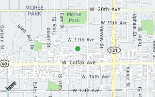Map of 8170 W. 16th Place, Lakewood, CO 80214, USA
