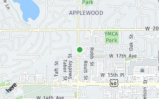 Map of 1802 Simms St., Lakewood, CO 80215, USA