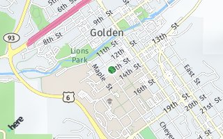 Map of 1221 Illinois St. #1B, Golden, CO 80401, USA