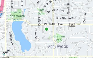 Map of 11765 W. 25th Ave., Lakewood, CO 80215, USA