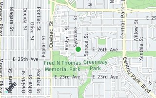 Map of 2608 Syracuse Street #101, Denver, CO 80238, USA