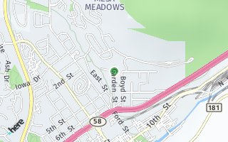 Map of 407 Garden Street, Golden, CO 80403, USA