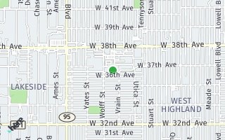 Map of 4730 W. 37th Ave. #10, Denver, CO 80212, USA