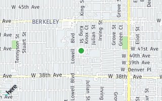 Map of 4047 King Street, Denver, CO 80211, USA