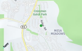 Map of 1013 Meadow Run, Golden, CO 80403, USA