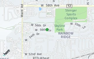 Map of 11833 W. 56th Circle, Arvada, CO 80002, USA