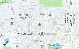 Map of 13332 W 65th Place, Arvada, CO 80004, USA