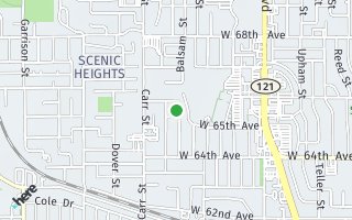 Map of 6535 Balsam St., Arvada, CO 80004, USA