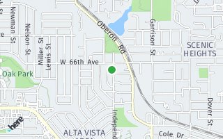 Map of 6583 Independence St., Arvada, CO 80004, USA