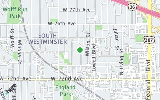 Map of 7411 Newton St, Westminster, CO 80030, USA