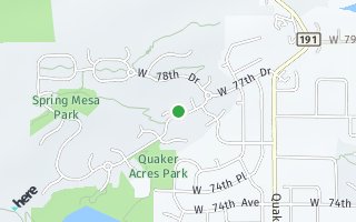 Map of 7714 Terry Court, Arvada, CO 80007, USA