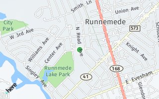 Map of 300 Hill Avenue, 1A, Runnemede, NJ 08078, USA