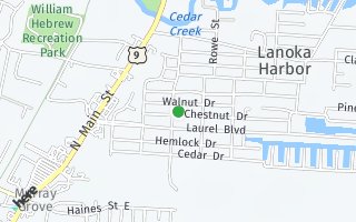 Map of 1311 Beach Avenue, Lanoka Harbor, NJ 08731, USA