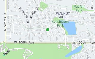 Map of 10511 W 102nd Ave, Westminster, CO 80021, USA
