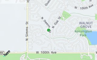 Map of 10311 Owens St., Westminster, CO 80021, USA