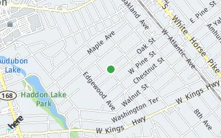 Map of 233 Cedarcroft Ave, Audubon, NJ 08107, USA
