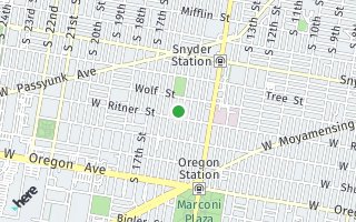 Map of 2335 S. Mole Street, Philadelphia, PA 19145, USA