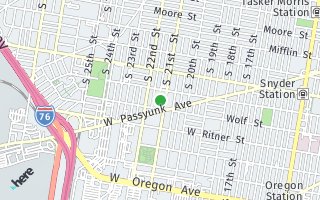 Map of 2231 South Norwood Street, Philadelphia, PA 19145, USA