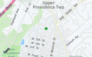 Map of 719 N. Olive Street, Media, PA 19063, USA