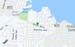 Map of 235 Chelsea Ave, Bayville, NJ 08721, USA