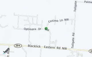 Map of 6990 Cosimo Lane NW, Pickerington, OH 43147, USA