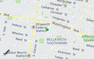 Map of 1161 South 12th Street Unit B, Philadelphia, PA 19147, USA