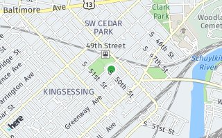 Map of 4928 Kingsessing Ave, Philadelphia, PA 19143, USA