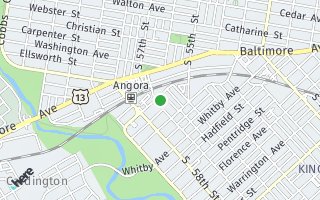 Map of 1205 S. 57th Street, Philadelphia, PA 19143, USA