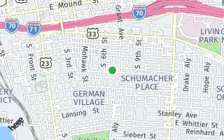 Map of 292 E Sycamore St, Columbus, OH 43206, USA