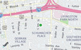 Map of 450 E Beck St, Columbus, OH 43206, USA