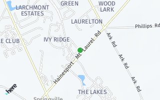 Map of 1301A Ralston Drive, Mount Laurel, NJ 08054, USA