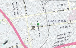 Map of 128 S. Princeton Avenue, Columbus, OH 43222, USA